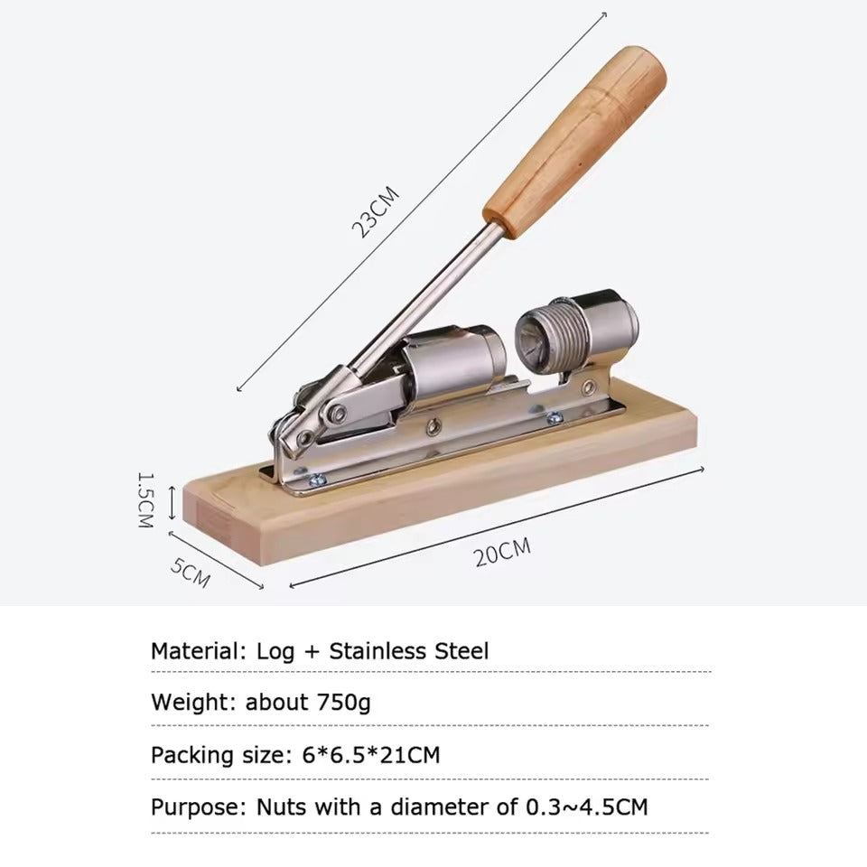 Mechanical Nutcracker| Walnut Shell Remover