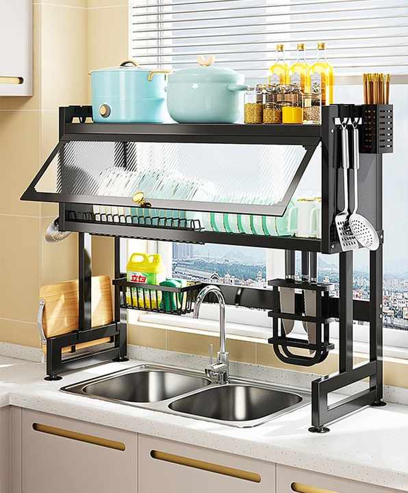 Kitchen Sink Shelf With Cabinet Door