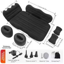 Car Travel Bed Air Inflatable Mattress Back Seat Rest Cushion